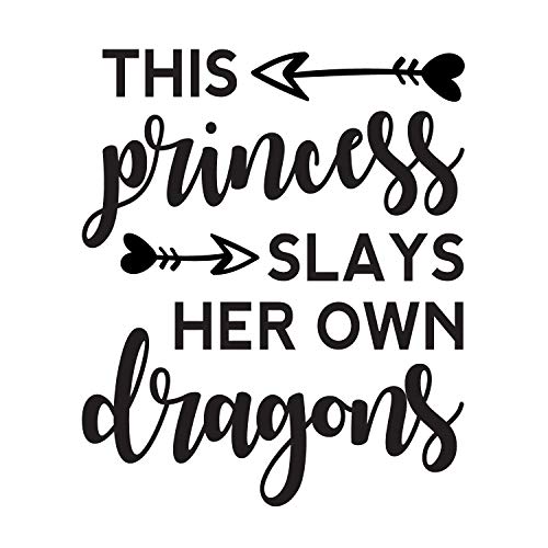 Vinilo Decorativo Pared This Princess Slays Dragones miniatura 4