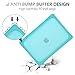 Batianda for New MacBook Air 13.6 inch Case 2025 M4 2024 2022 Release Model A3240 A2681(M2) A3113(M3), Heavy Duty Shockproof Protective Hard Shell with Fold Kickstand & Keyboard Cover, Light Blue