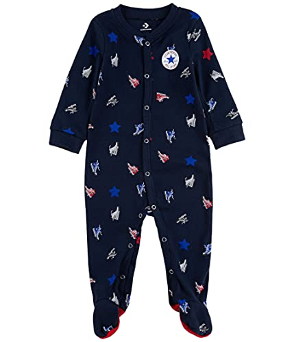 Image of Converse Baby Boy's Print Sneaker Coverall (Infant)