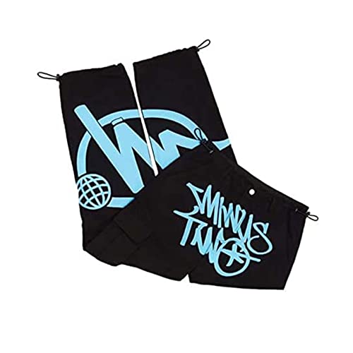 GOZYLA Y2k Jeans Männer Grunge Hip Hop Baggy Pants Männer Minus Two Cargo...