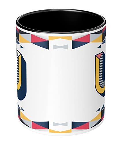 Image of NH10 DESIGNS 3D Colorful Alphabet Letter U Printed Coffee Mug for Girls Boys Friends Love Kids Best Gift for Birthday Anniversary Initial Letter U (Ceramic Tea Coffee Mug-350ml) - ABV3TM2 63