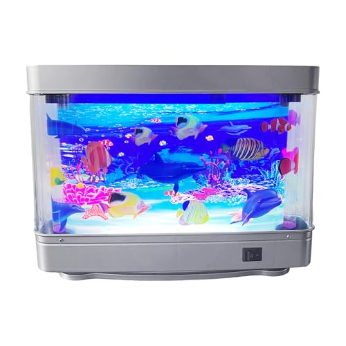 Aquarium poisson artificiel veilleuse LED anti-stress pour s'endormir