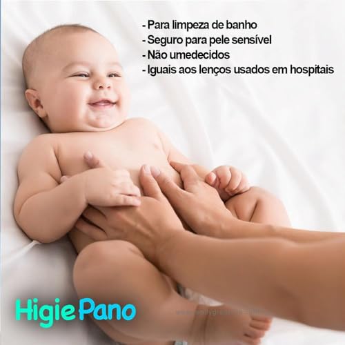 Lenço multiuso Toalha para banho e limpeza HigiePano 200 UN