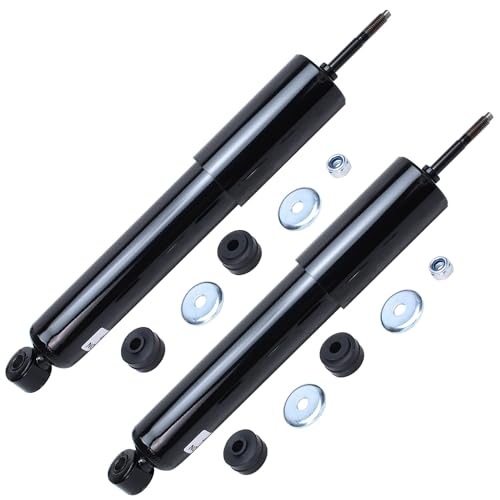 Image of Detroit Axle - 4pc Shocks Absorbers for 2004-2012 GMC Canyon Chevrolet Colorado Isuzu i-350 i-370, 4 Front and Rear Shock Absorbers Assembly 2005 2006 2007 2008 2009 2010 2011 Replacement