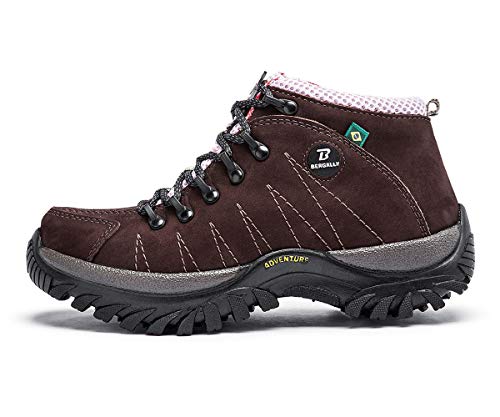 Tênis Coturno Feminino Marrom/Rosa Adventure Bergally (34, Marrom)