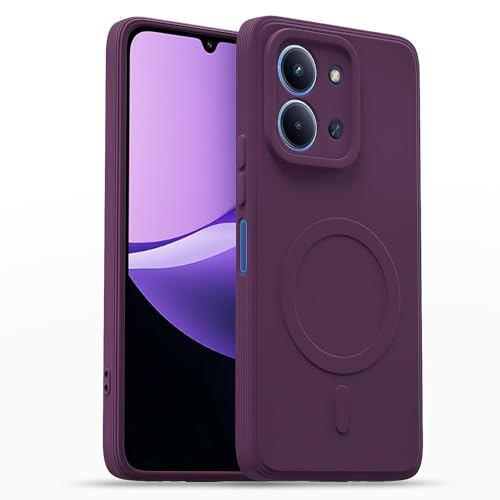 Image of Back Cover | MagFit Ring Design (Non-Magnetic) | Shockproof Case | Anti-Slip Grip | Raised Camera Edges | Slim Protective Case for Mi Redmi 15C 4G / Poco C85 4G (Purple)
