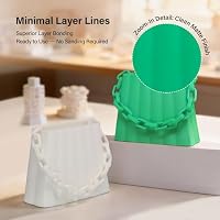 Eono Matte TPU Filament 95A, Flexibel & Stabil, 1.75mm, Maßgenauigkeit ±0.03mm, Kompatibel mit gängigen 3D-Druckern, Geeignet für RC-Modelle & Dekofiguren, 1kg-Spule (Grün) – Ansicht 4