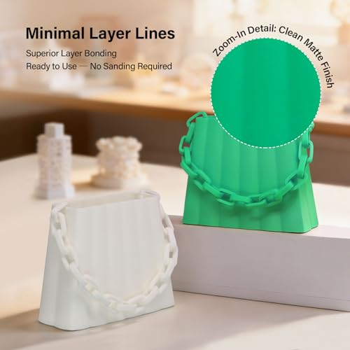 Image of Matte TPU Filament 1.75mm, 1kg - Shore 95A Flexible & Durable TPU, Matte Green, Low-Gloss Matte Finish, Minimal Layer Lines, for Phone Cases, Wearables & Functional Parts