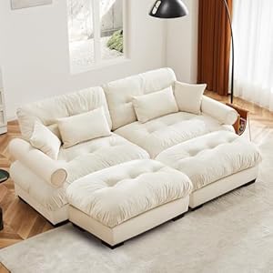 Oversized Chaise Lounge, 93.7” Sectional Lov...