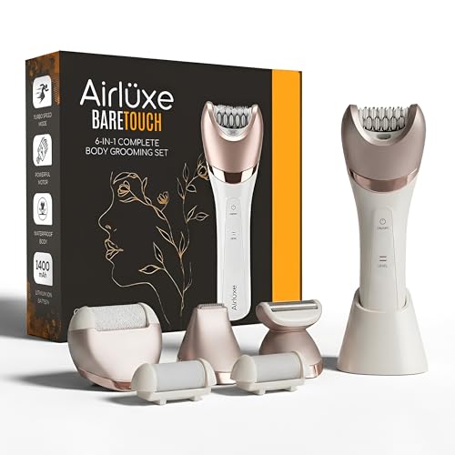 Image of 6-in-1 Women Grooming Kit | Body Trimmer, Epilator & Bikini Trimmer for Women | Shaver | Callus Remover | Waterproof | 120-Min Runtime | Ladies Trimmer for Private Parts