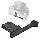 Daumenauflage,Lensmate Daumengriff Für X M1,X E1 Daumen,Kameragriff,Langlebiger Daumengriff Aus Aluminiumlegierung Für Fuji X E2S E2 E1 X A3 2 1 X Pro2 1 (Schwarz)