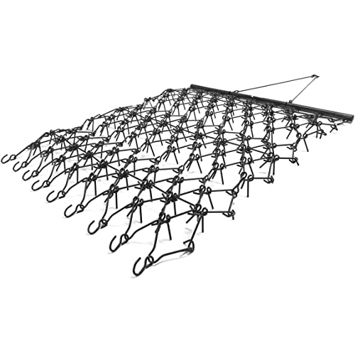 Heavy Duty Drag Harrow 7 FT x 8 FT Leveling Grading Steel Mesh