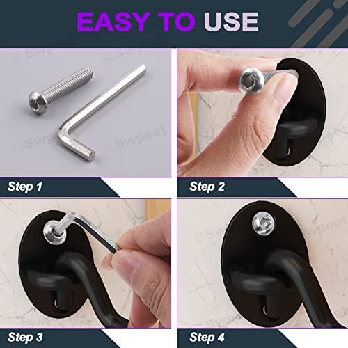 Swpeet 664Pcs M2 M3 M4 M5 M6 Metric 304 Stainless Steel Button Head Hex Socket Head Cap Bolts Screws Nuts and Hex Nuts with Flat Washers and Split Lock Washers Assortment Kit, Screws All Included