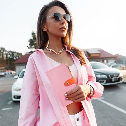 Image of Travelambo RFID Wallet Women Bifold Multi Card Wallet Case with Zipper Pocke Credit Card Holder for Women