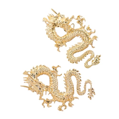CALLARON 1 Paire Boucles D'oreilles Dragon Vintage Boucles Doreilles Dragon Du Nouvel An Chinois De Bijoux De Boucles Doreilles Dragons Alliage Manquer Chine Ancien