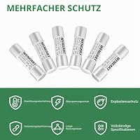 Wengart 10 Stück Solar Sicherung 12A 1000V DC, gPV Photovoltaik Sicherungseinsatz 10x38mm, Zuverlässige Schmelzsicherung für Solar-Strings, Balkonkraftwerk & Wohnmobil – Ansicht 3
