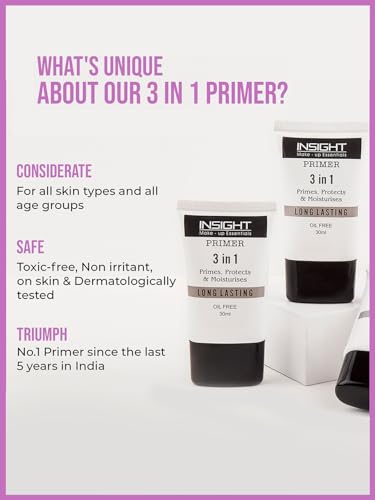 Insight Cosmetics 3in1 Oil Free Primer (Off white) - Image 3
