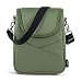 JuJuBe Insulated Baby Bottle Cooler Lunch Bag | On The Go, Waterproof Fabric, Machine Washable Lunch Box | Fits 2 Large Bottles | for All Ages, Babies & Adults | Olive