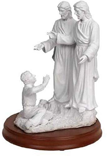 Estatua Joseph Smith Primera Visión 6 pulgadas Mármol
