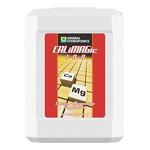 General Hydroponics CALiMAGic 1-0-0, Concentrated Blend of Calcium & Magnesium, Prevents Secondary Nutrient Deficiencies, Helps Prevent Blossom End Rot & Tip Burn, Clean, Soluble, & Will Not Clog, 6-Gallon