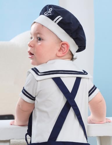 COSLAND Infant Baby Nautical Sailor Hats3
