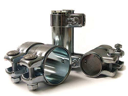 Conector de tubo de escape E-Tech ajustable de 39mm a 40mm para trabajo pesado EC003 7