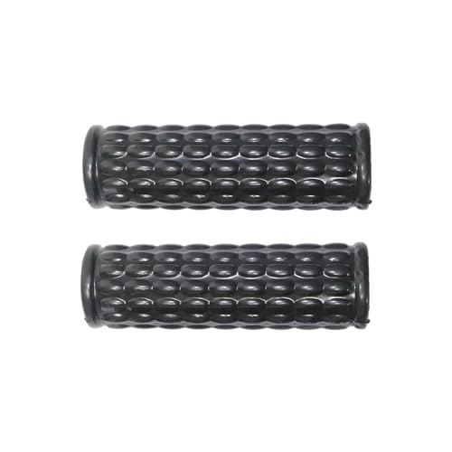 Image of TVS Scooty /Bike Handle Grip Cover (Model 4), Handle Bar Good Grip to Rider, All Weather Protection with Premium Virgin PVC Material |Anti Slip| Riding Accessories - Black (Set of 2)