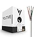 Next 16/4 Speaker Wire - 16 AWG/Gauge 4 Conductor - UL Listed In Wall (CL2/CL3) and Outdoor/In Ground (Direct Burial) Rated - Oxygen-Free Copper (OFC) - 500 Foot Bulk Cable Pull Box - White