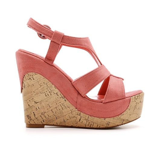 Summer Shoes For Women Sandals Wedges Buckle Strap Platform Shoes Platform Sandals3