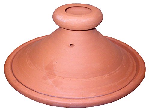 Moroccan Handmade Lead Free Safe Cooking Tagine Non Glazed Medium 10 inches Across Traditional