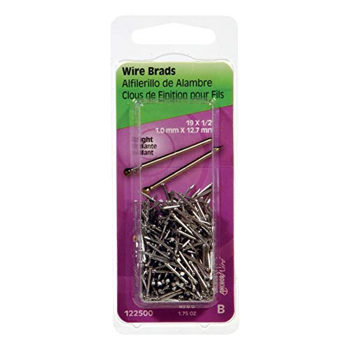 Hillman 122500 Wire Brad Nail, 1/2 in, Steel, Bright6