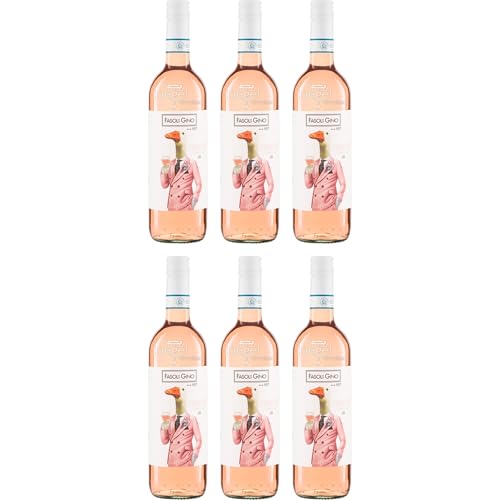 Fasoli Gino Bardolino Chiaretto DOC LA CORTE DEL POZZO Roséwein Rosé trocken BIO Italien inkl. FeinWert E-Book (6 x 0.75 l)