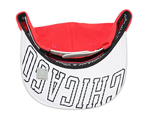 Gorra Snapback Roja Ajustable Mitchell & Ness miniatura 4