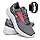 Kit Tênis Feminino Leve Confortável + Relógio Digital – Academia Caminhada Corrida Fitness Presente (Cinza-Rosa, BR, Adulto, Numérico, 38)