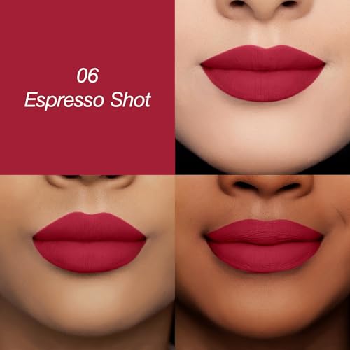 Image of Colors Queen Luscious Lips - Non Transfer Creamy Matte Lipstick | Highly Pigmented with Smooth Application | Long Lasting Lipstick Waterproof | Smudge Proof Lipstick for Women (06 - Expresso Shot - 3.5g)