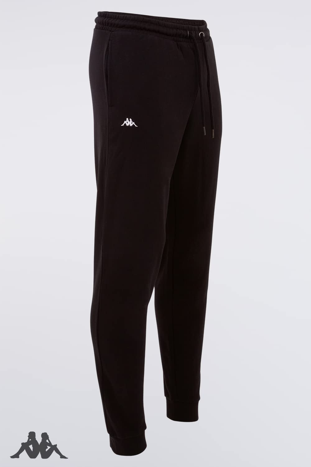 Kappa VRODELL I Pantalon de survêtement pour homme en tissu Sweat-shirt I pour le sport et les loisirs et le fitness I Taille avec cordon de serrage