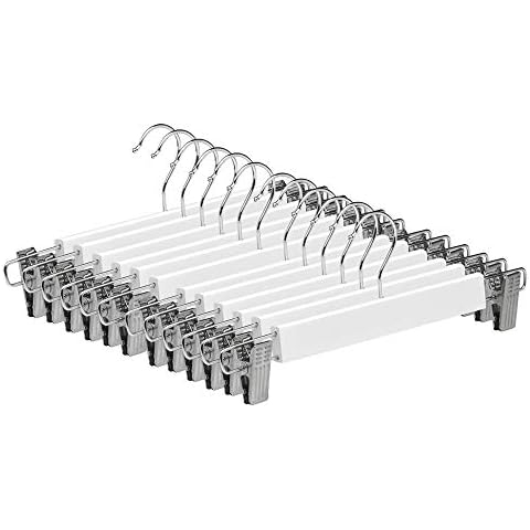 Perchas de Madera Maciza con Pinzas COM-FORT HOUSE Cover