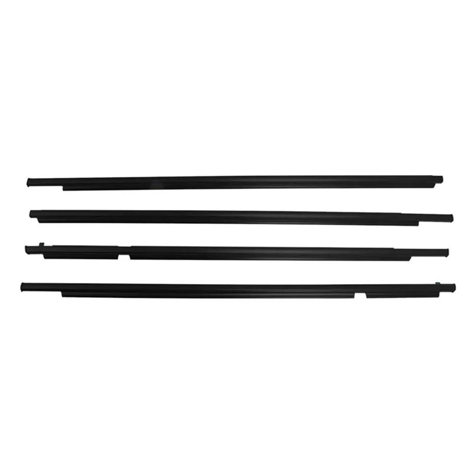for Toyota for Land Cruiser for Prado 120 Series 2003-2009 4pcs Car Outer Windows Rubber Weatherstrip Belt Moulding Seal Strip