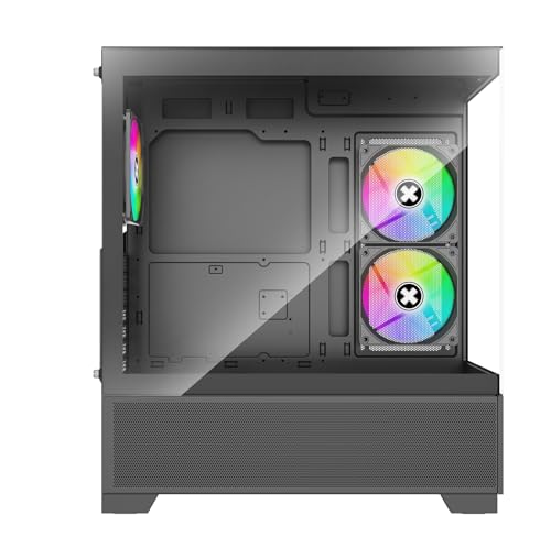 Gabinete Xilence X218.ARGB para PC Gaming, Torre Midi ATX, 3 Ventiladores ARGB PWM, Negro miniatura 2