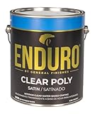 General Finishes Enduro Water Based Clear Poly, 1 Gallon, Satin