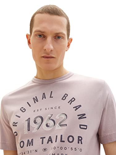 TOM TAILOR Herren T-Shirt mit Print aus Baumwolle – Ansicht 3