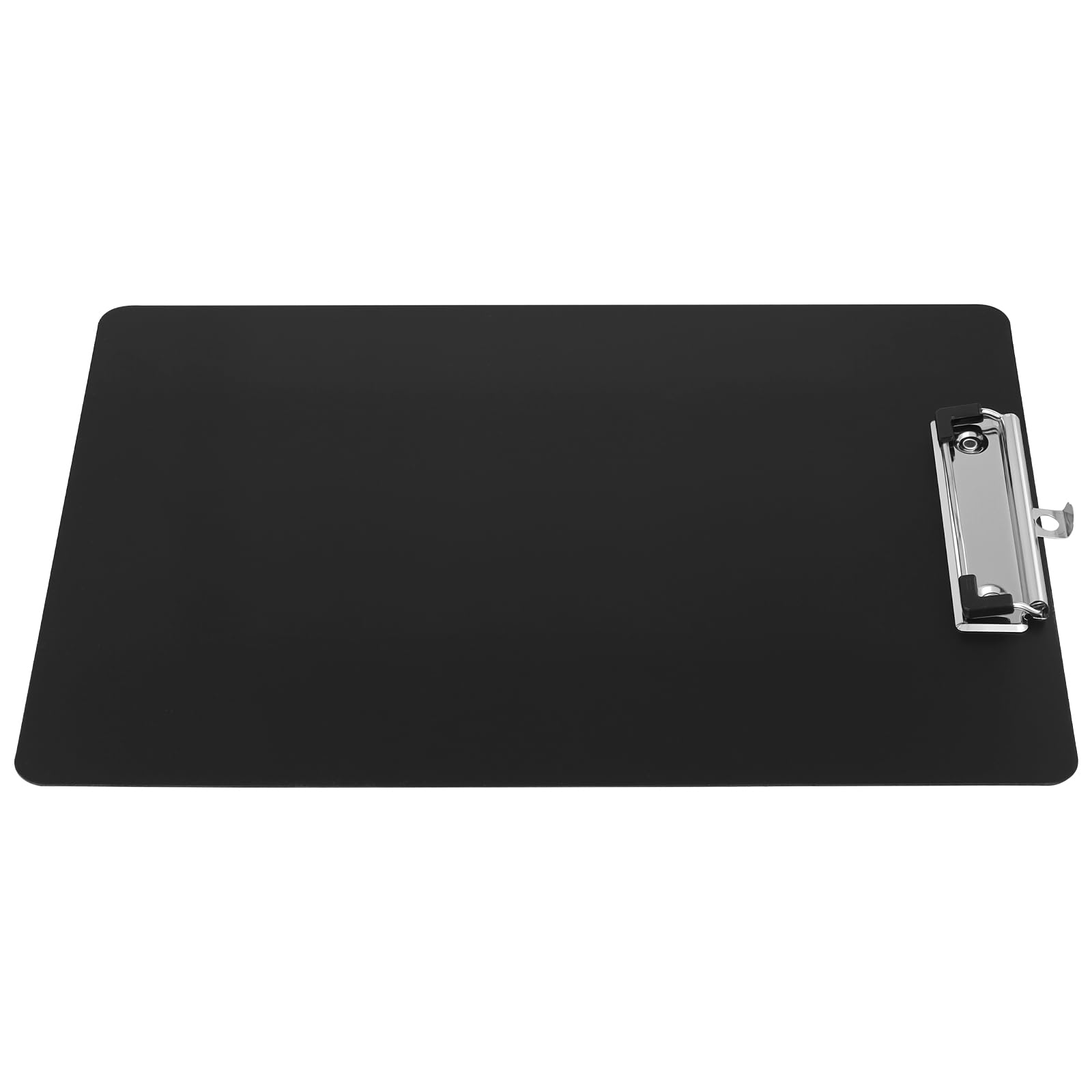 FUNSUEI Porte Bloc A4 avec Pince - Lot de 15 Porte-blocs en Plastique Noir 31,5x22,5cm - Pour Bureau, Entrepôt, École