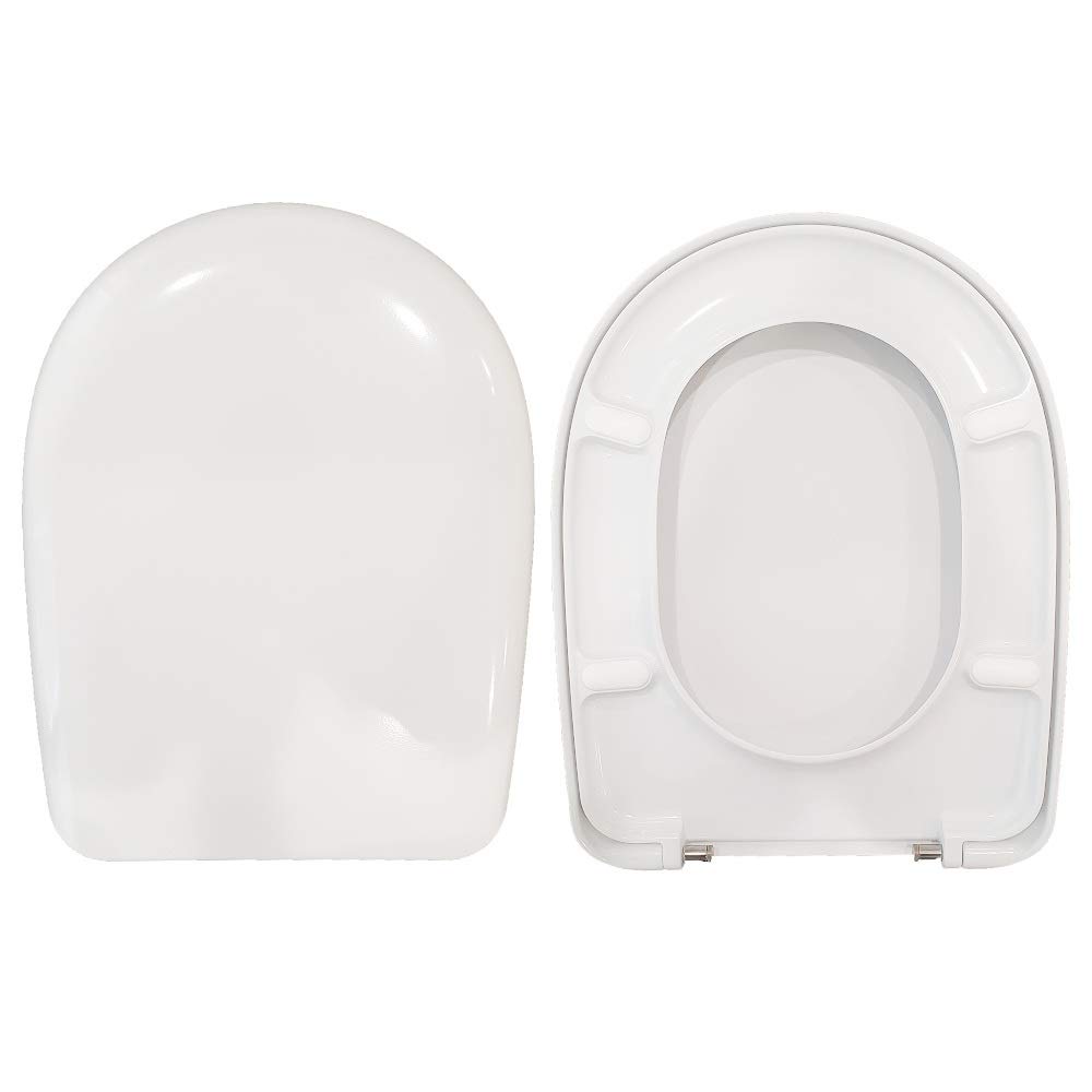 HYDRO HOME - Asiento de inodoro Relax Flaminia, termoendurecible, envolvente, color blanco