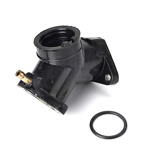 Gfsdjalkj Adaptateur d'interface de carburateur pour Yamaha XVS125 Drag Star 125 2000-2004 2UJ-13586-00 4RF-13586-00 4RF-13586-01 5JX-13586-00 Pipe d'admission Cover