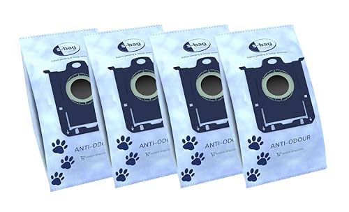 AEG GR203S s-bag Staubbeutel Anti-Odour, passend für AEG VX4, VX6, VX7, VX8, AB61 (Staubsaugerbeutel für Haustierbesitzer, Anti-Geruch, neutralisiert Gerüche, saubere Luft, Hygieneverschluss,)