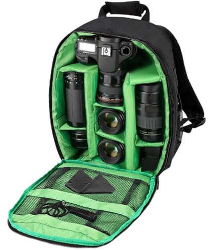 Resistente à Água, Bolsa para Camera Fotografica, Bolsa Camera, Removível Internamente, Mochila Fotograficam, Mochila Profissional Fotógrafo para Câmera Fotográfica Dslr e Acessórios