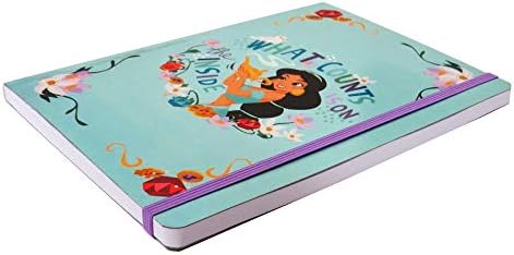 Princess Jasmine Disney A5 Notebook with Elasticated Closure, 160 Pages