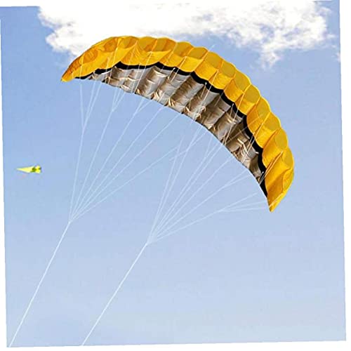 Maidi Dual Line Parafoil Kite Outdoor Große Stunt Parachute Drachen Mit 2 Griff 30m Leitung Gelb - Image 8