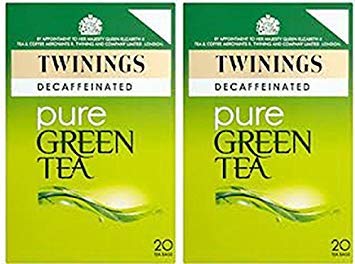 (2 Pack) - Twinings - Decaff Green Tea | 20 Bag | 2 PACK BUNDLE