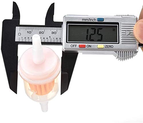 Deal Fontic 10 Packs 1/4 Inch X 5/16 Inch Gas Inline Fuel Filters Small Engine Replaces Fit For Kawasaki Kohler Briggs Stratton Universal John Deere #TOP2